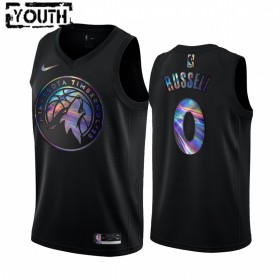 Dres Minnesota Timberwolves DAngelo Russell 0 Iridescent HWC Collection Swingman - Dječji